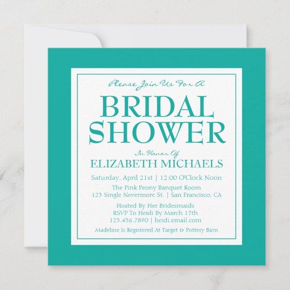 Bridal Shower Polka Dots Invitations