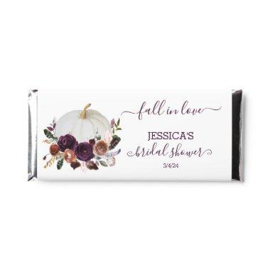 Pumpkin Autumn Fall in Love Hershey Bar Favors