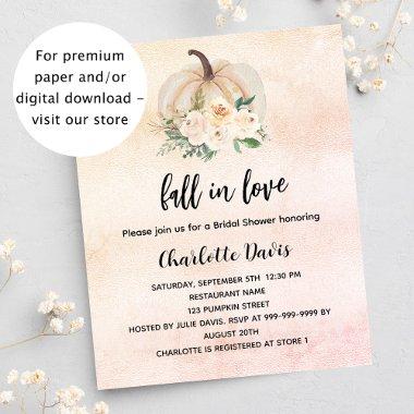 pumpkin fall love budget  flyer
