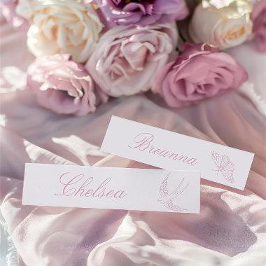 Bridal Shower Reception Guest's Name Card 6 in 1