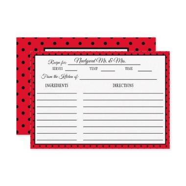 Recipe  Polka Dot Red and Black