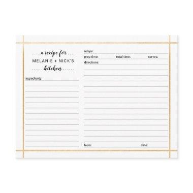 recipe , simple gold frame Post