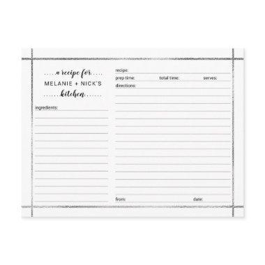 recipe , simple silver frame Post
