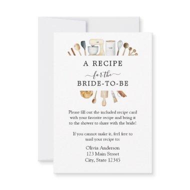 Recipe Request Enclosure