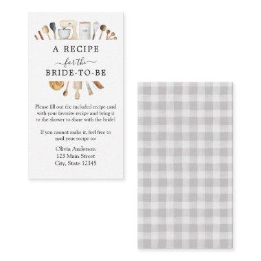 Recipe Request Enclosure