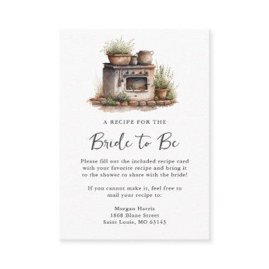 Recipe Request Enclosure