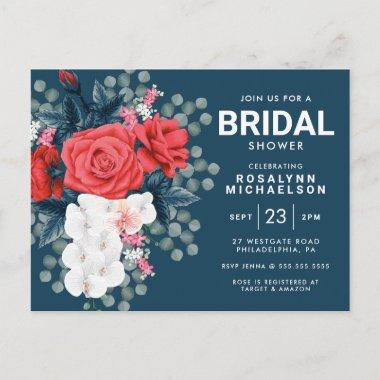 BRIDAL SHOWER | Red Rose Garden PostInvitations