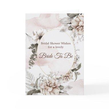 Bridal Shower Roses Floral Invitations