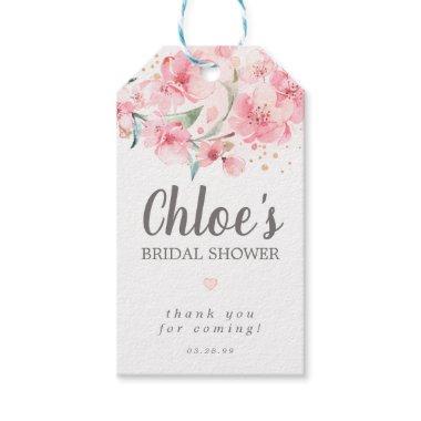 Bridal Shower Rustic Boho Blush Pink Floral Gift Tags