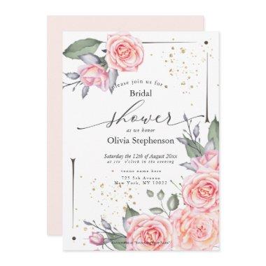 Rustic Pink Cottage Roses