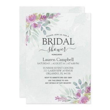 Rustic Watercolor Floral Eucalyptus