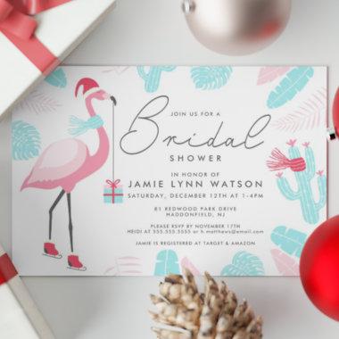 BRIDAL SHOWER | Santa Claus Flamingo Invitations