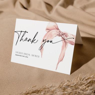 She is tying the knot blush pink Thank You