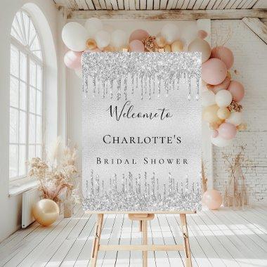 silver drips welcome foam board
