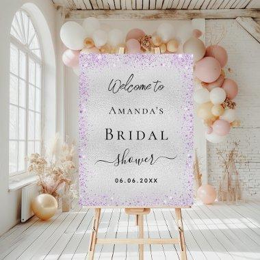 silver violet welcome Foam Board