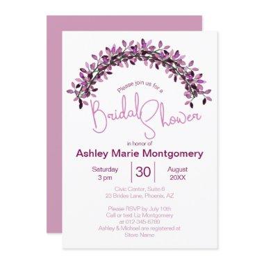 Simple Chic Leafy Wreath Arch