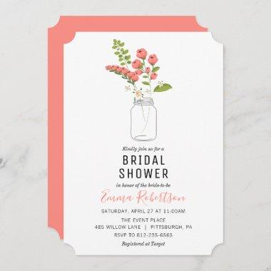 Bridal Shower Spring Bouquet Shower Invitations