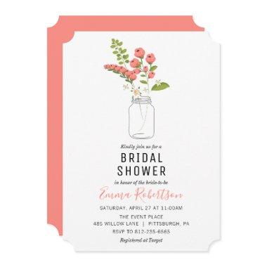 Bridal Shower Spring Bouquet Shower Invitations