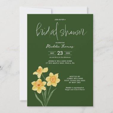 BRIDAL SHOWER | Spring Daffodils Invitations