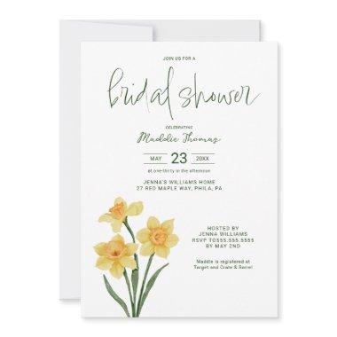 BRIDAL SHOWER | Spring Daffodils Invitations