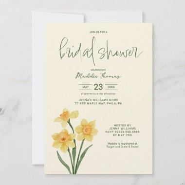 BRIDAL SHOWER | Spring Daffodils Invitations