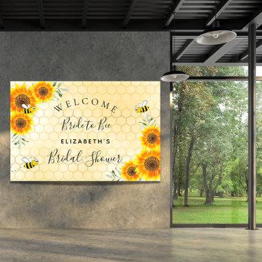 Bridal Shower sunflowers honeycomb bride to bee Sign