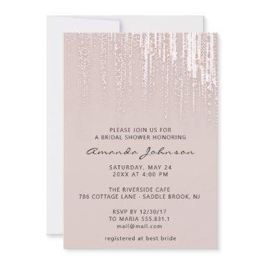 Sweet 16th Drips Rose Modern