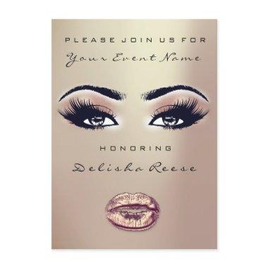 Sweet 16th Kiss Lip Makeup Rose Gold