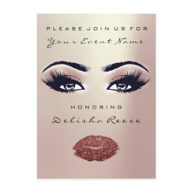 Sweet 16th Rose Kiss Lip Glitter Eye