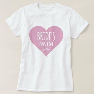 T-Shirt for Brides Mum Personalised