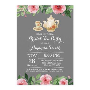 Bridal Shower Tea Party Invitations