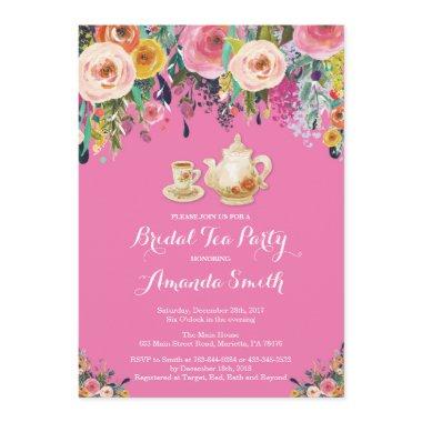 Tea Party  Floral Pink