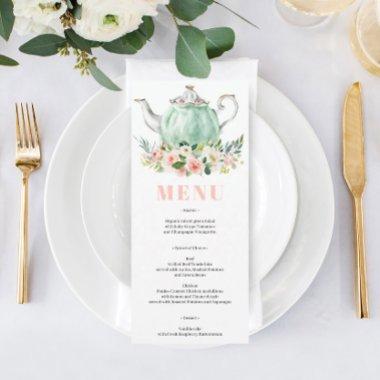Tea Party Menu