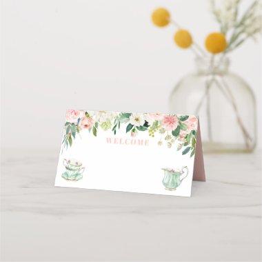 Bridal Shower Tea Party Place Invitations