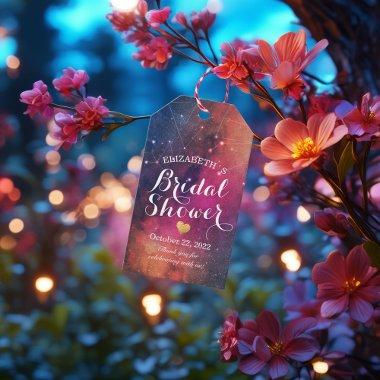 Thank You Galaxy Star Constellations Gift Tags