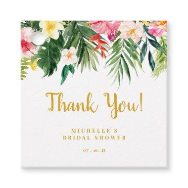 Bridal Shower Thank You Tags, Thank You Favor Tags