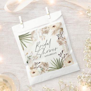 thankyou modern pampas grass foliage favor bag
