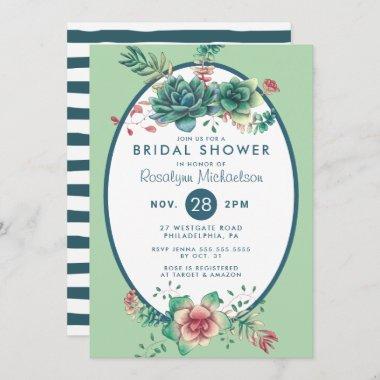 BRIDAL SHOWER | Watercolor Cactus Invitations