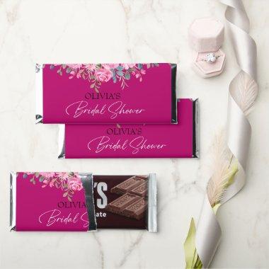 Watercolor Flora Candy Bar Favor