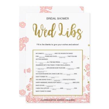 Wed Libs  | Gold and Pink