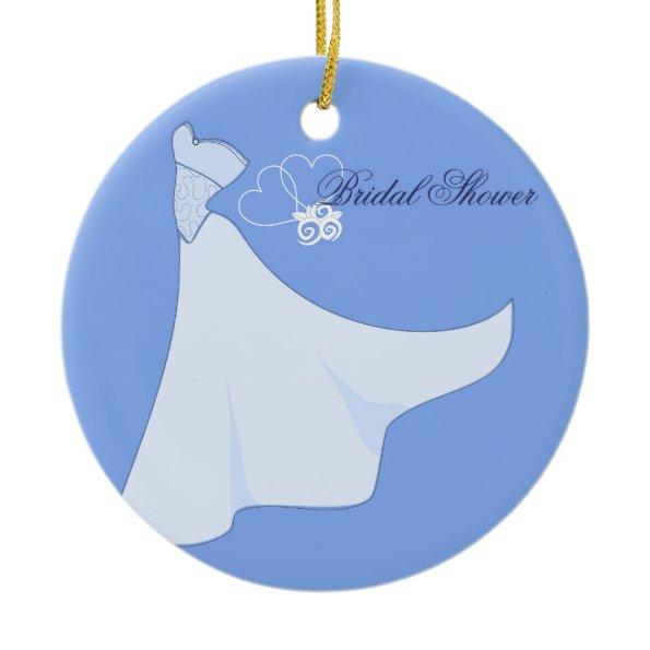 Bridal Shower Wedding Dress Ornament