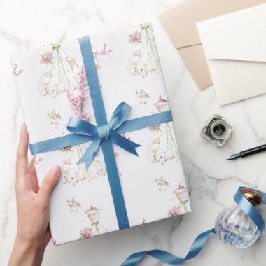 Wedding Dress Wrapping Paper