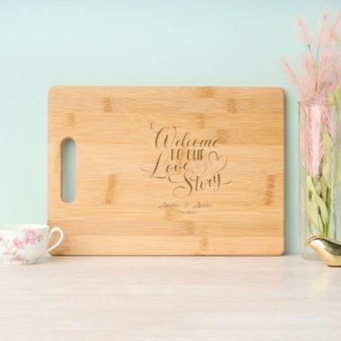 Wedding Gift Engraved Cutting Board