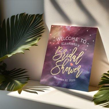 Welcome Galaxy Nebula Constellations Poster