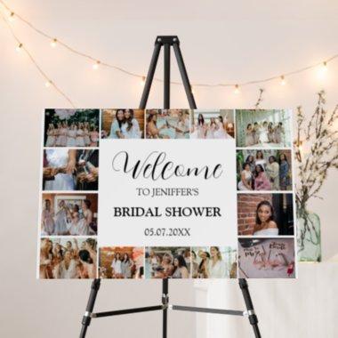 Bridal Shower Welcome Script 14 Photo Collage Foam Foam Board