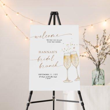 Bridal Shower Welcome Sign | Boho Brunch & Bubbly