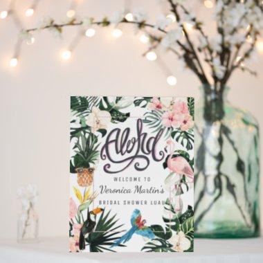 Bridal Shower Welcome Sign | Tropical Chic