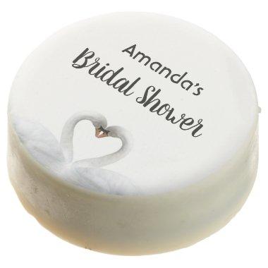 Bridal Shower white swans in love Chocolate Covered Oreo