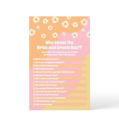 Who Knows Bride Or Groom Best Game