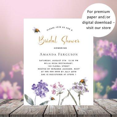 wildflower violet budget  Flyer